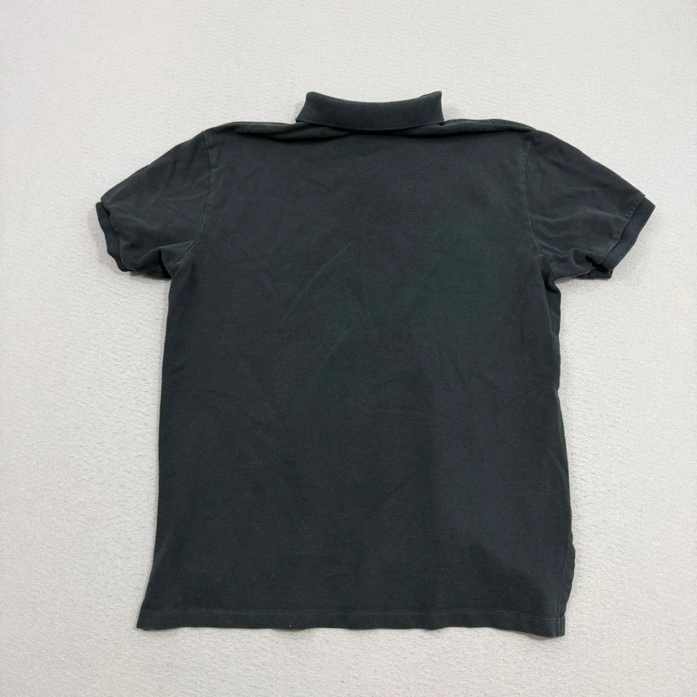 Polo Ralph Lauren Shirt Men's XL Black Custom Fit Short Sleeve Red Pony Logo